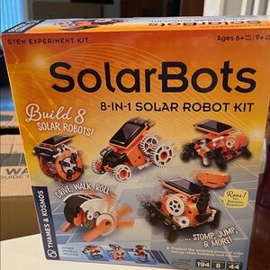 SolarBots 8-in-1 Solar Robot Kit - Orange